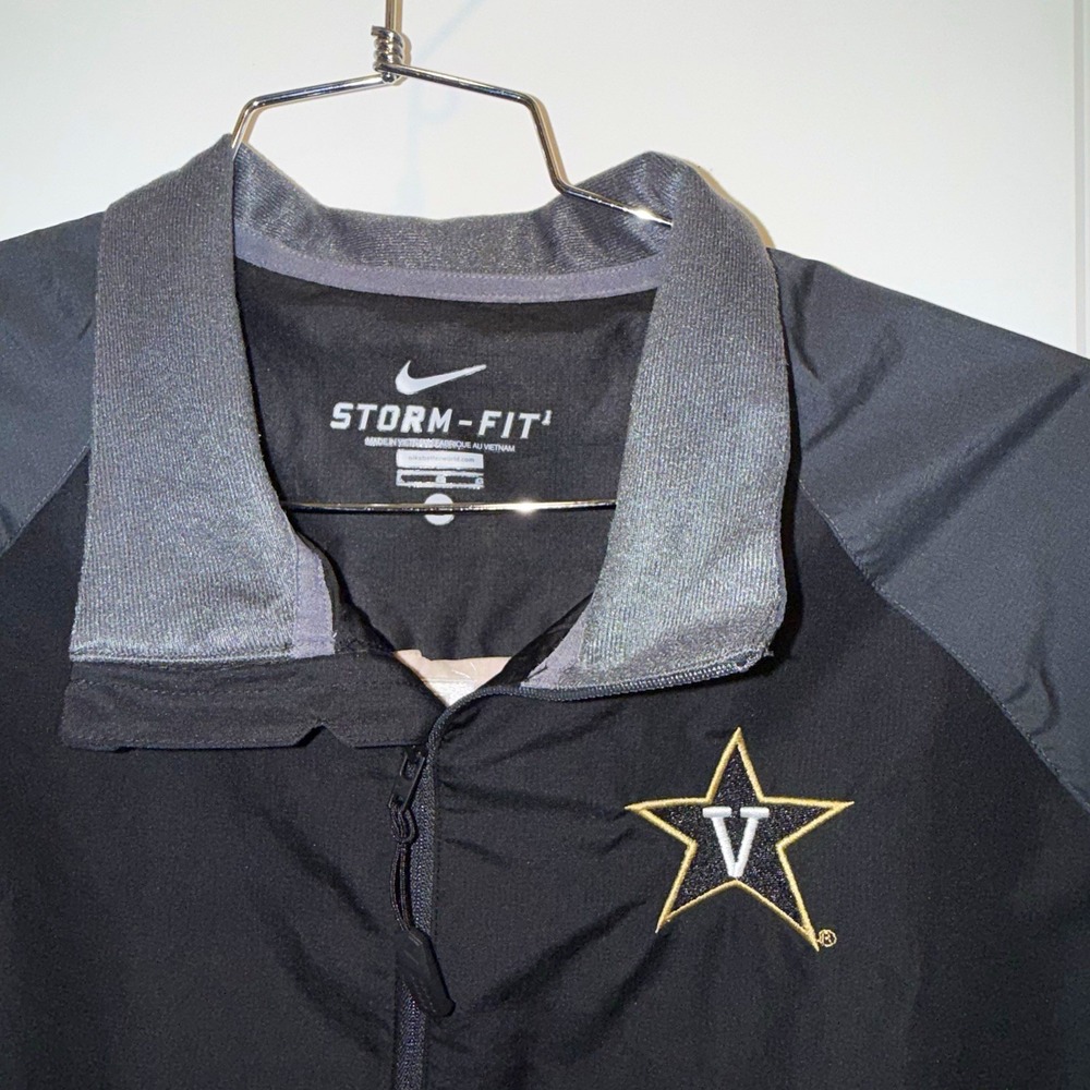 Nike Storm-FIT Vanderbilt Commodores Football Pullover Mens L Black NCAA